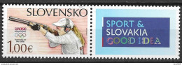 2016 Slowakei Mi. 794**MNH   Olympische Sommerspiele, Rio De Janeiro. - Neufs