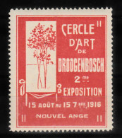 VV-231 1916 Cercle D Art De Droogenbosch 2 Me Exposition Vignette MNH** - Altri & Non Classificati