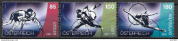 2021 Austria Österreich  Mi  3608-10 FD-used Sportarten : Sport Und Boden. - Used Stamps