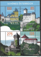 2021 Austria Österreich  Mi  Bl. 125  FD-used   Schönes Österreich – Gebäude Und Architektur. - Used Stamps