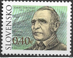 2012 Slowakei Mi. 676 **MNH 200. Geburtstag Von Jonáš Záborský - Neufs