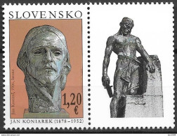 2012 Slowakei Mi. 680 **MNH    60. Todestag Von Ján Koniarek - Neufs