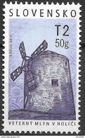 2013 Slowakei Mi. 706  **MNH   Historische Mühlen. : Windmühle In Holíč - Neufs