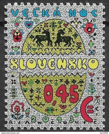 2013 Slowakei Mi. 702  **MNH   Ostern. :  Osterei; Graphik Von Ľudovít Fulla - Neufs