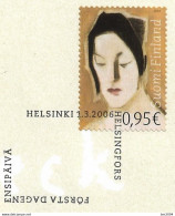 2006 Finnland Mi.  1792 FD-used Briefstück      60. Todestag Von Helene Schjerfbeck - Gebruikt