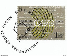 2006 Finnland Mi.  1785 FD-used Briefstück    100 Jahre Finnisches Parlament - Gebruikt