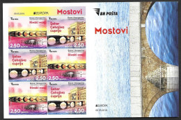 Bosna Bosnia Bosnien (Sarajevo) 2018 Europa Cept Bridges Michel 733-34D/E MH Booklet Carnet MNH ** Postfrisch Neuf - 2018