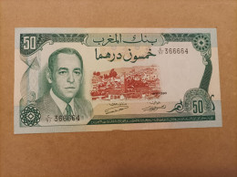 Billete De Marruecos De 50 Dirhams, Año 1970, AUNC - Morocco