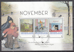 Nederland Persoonlijke Zegel, Rie Cramer,november, Spelende Kinderen, Speciale Stempel - Gebraucht