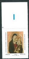 Italia, Italy, Italie, Italien 2016; "Madonna Col Bambino", "Virgin Mary With Child" Di Nicolò Di Segna; Angolo . - Madones
