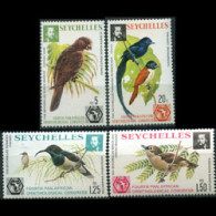 SEYCHELLES 1976 - Scott# 357-60 Local Birds Set Of 4 MNH - Seychelles (1976-...)