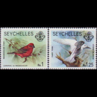 SEYCHELLES 1977 - Scott# 396-7 Local Birds 1-1.25r MNH - Seychelles (1976-...)