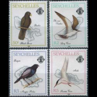 SEYCHELLES 1989 - Scott# 685-8 Island Birds Set Of 4 MNH - Seychelles (1976-...)