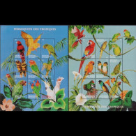 ZAIRE/CONGO DR. 2000 - Scott# 1537-8 Sheets-Parrots MNH - Altri & Non Classificati