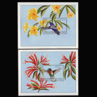 ZAIRE/CONGO DR. 2000 - Scott# 1543-4 S/S Hummingbirds MNH - Sonstige & Ohne Zuordnung