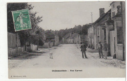 HAUTE MARNE CHATEAUVILLAIN RUE CARNOT (couleur) - Chateauvillain