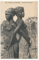 CPA - AFRIQUE OCCIDENTALE - Jeunes Filles "Saussaï" - Editions Fortier, Dakar - Sénégal