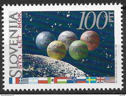 1994 Slowenien  Slovenija Mi.86 **MNH 100 Jahre Internationales Olympisches Komitee (IOC) - Inverno1994: Lillehammer