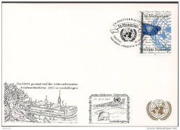 2003 UNO Österreich Mi. 405 FD -used  Weisse Karte UNPA Zu Gast Auf Der Intern. Briefmarkenbörse In Sindelfingen - FDC