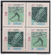 1987 Canada   Mi. 1066-7  **MNH Kehrdruck   Olympische Winterspiele 1988, Calgary - Winter 1988: Calgary