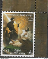 2021 Vatikan  Mi. 2025 **MNH   500. Jahrestag Der Bekehrung Von Ignatius Von Loyola - Nuevos