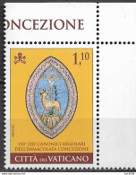 2021 Vatikan  Mi. 2024 **MNH   150 Jahre Augustiner-Chorherren Von Der Unbefleckten Empfängnis. - Unused Stamps