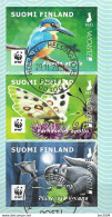 2021 Finnland Mi. 2743-5  Used   WWF  Europa: Gefährdete Wildtiere - Usados