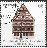 2012 Deutschland Germany   Mi. 2970 FD -used Weiden      Mitteldeutscher Fachwerkbau (16. Jh.), Dinkelsbühl - Gebraucht