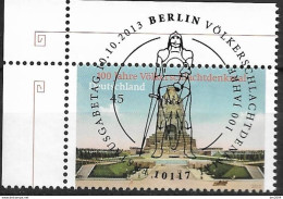 2013 Germany Allem.Fed. Deutschland  Mi. 3033 FD-used Berlin  EOL 100 Jahre Völkerschlachtdenkmal, Leipzig. - Gebraucht