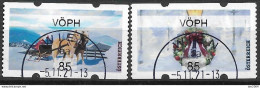 2021  Austria Österreich AWZ Automatenmarken  Timbres De Distributeurs   Mi. 70-71  Used VÖPH - Used Stamps