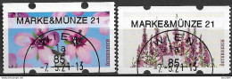 2021  Austria Österreich AWZ Automatenmarken  Timbres De Distributeurs   Mi. 68-9 Used  MARKE&MÜNZE 21 - Used Stamps