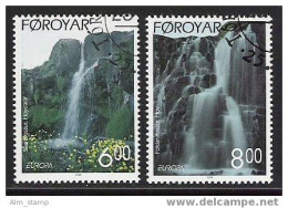 1999 Färöer  Mi.354-5 FD Used   Europa: Natur- Und Nationalparks - 1999
