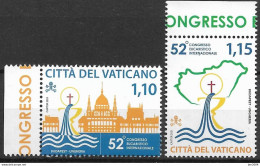 2021 Vatikan  Mi. 2032-3 **MNH  52. Internationaler Eucharistischer Weltkongress, Budapest. - Unused Stamps