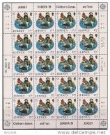 1989 Jersey   Mi. 476-9  **MNH  Europa Kinderspiele - Jersey