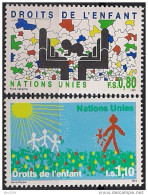 1991 UNO Genf Mi. 202-3 **MNH  Konvention Der Vereinten Nationen über Die Rechte Des Kindes. - Neufs