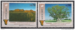 1991 UNO Genf Mi. 198-9 **MNH  1 Jahr Unabhängigkeit Namibias - Unused Stamps