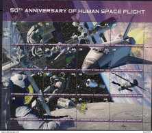 2011 UNO NEW YORK   MI. 1254-69 **MNH   50 Jahre Bemannte Weltraumfahrt - Unused Stamps