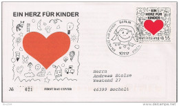 2008  Deutschland Germany Mi  2706  FDC    „Ein Herz Für Kinder - 2001-2010