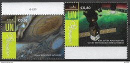 2018 UNO Wien Mi. 1017-8 **MNH  50. Jahrestag Der Ersten UN-Konferenz Zur Erforschung Und Friedlichen Nutzung Des Weltra - Unused Stamps