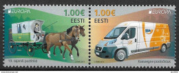 2013 Estland  Mi. 763-4**MNH Europa: Postfahrzeuge. - 2013