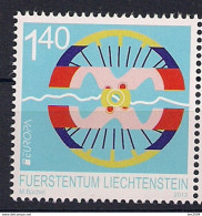 2013 Liechtenstein  Mi.1661**MNH Europa: Postfahrzeuge. - 2013