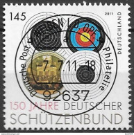 2011  Deutschland Allem. Fed. Germany  Mi. 2881 FD- Used Weiden 150 Jahre Deutscher Schützenbund - Gebraucht