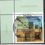2011  Deutschland Allem. Fed.Mi. 2886 FD-used Berlin EOL   150 Jahre Wallraf-Richartz-Museum, Köln - Gebraucht