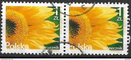 2015  Polen Mi  4775 Used Sonnenblume (Helianthus Annuus) - Usados