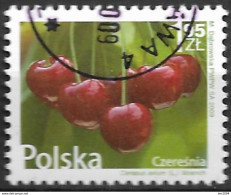 2009  Polen Mi  4438-9 Used Blumen Und Früchte. - Oblitérés