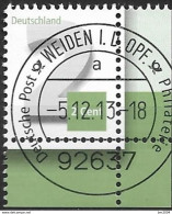 2013 Germany Allem.Fed. Deutschland  Mi. 3042 FD-used Weiden EUL    Freimarke: Ziffernzeichnung - Gebraucht