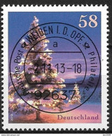 2013 Germany Allem.Fed. Deutschland  Mi. 3039 FD-used Weiden  Weihnachtsbaum In Winterlandschaft - Gebraucht