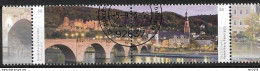 2013 Germany Allem.Fed. Deutschland  Mi. 3028-9 FD-used  Weiden    Deutschlands Schönste Panoramen Heidelberg - Gebraucht