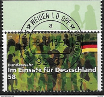 2013 Germany Allem.Fed. Mi. 3015 FD-used Weiden  Im Einsatz Für Deutschland: Bundeswehr - Gebraucht