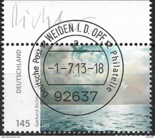 2013 Germany Allem.Fed. Mi. 3020 FD-used Weiden    Seestück; Gemälde Von Gerhard Richter - Gebraucht